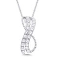 thumbnail image 1 of 14K White Gold 7/10 ct.tw. Diamond Fashion Pendant, 1 of 1
