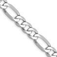 thumbnail image 1 of 14K White Gold 7 mm Flat 20 in. Figaro Chain, 1 of 1