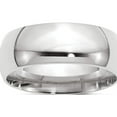 thumbnail image 1 of 14K White Gold 8mm Comfort-Fit Band (Size 6.5) Made In United States wcf080-6.5, 1 of 5