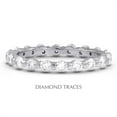 thumbnail image 1 of 14K White Gold Bar Setting 1.11 Carat Total Natural Diamonds Classic Eternity Ring, 1 of 1