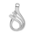 thumbnail image 1 of 14K White Gold Charm Pendant 27 mm 17 Fits Up To 5Mm Omega, 6Mm Reversible, Omega Slide, 1 of 2