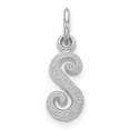 thumbnail image 1 of 14K White Gold Charm Pendant Themed 16 mm 7 Casted Initial S, 1 of 2