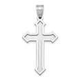 thumbnail image 1 of 14K White Gold Charm Pendant Themed 36 mm 19 Passion Cross, 1 of 3