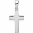 thumbnail image 1 of 14K White Gold Cross Pendant (23.5 X 11) Made In Turkey -Jewelry By Sweet Pea, 1 of 7