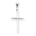 thumbnail image 1 of 14K White Gold Cross Pendant (33 X 14) Made In Turkey k1173, 1 of 2