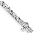 thumbnail image 1 of 14K White Gold Diamond Bracelet (7 X 3.5) Made In India bm4667-100-wa, 1 of 5