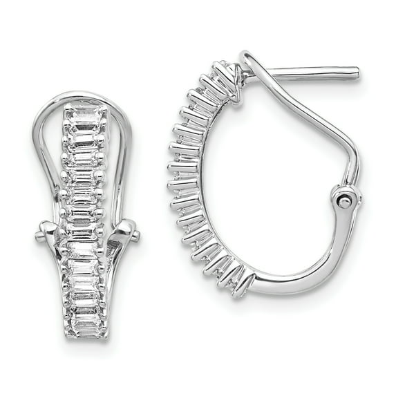 14K White Gold Diamond Earrings (0.501Ct)