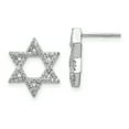 thumbnail image 1 of 14K White Gold Diamond Star of David Earrings (0.384Ct), 1 of 4