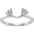 thumbnail image 1 of 14K White Gold Diamond Wrap (Size 7) Made In India rm3065b-012-waa, 1 of 5