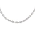 thumbnail image 1 of 14K White Gold Fancy Link Necklace 18 Inch, 1 of 6