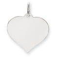 thumbnail image 1 of 14K White Gold Heart Disc Charm, 1 of 2