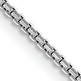 thumbnail image 1 of 14K White Gold Jbsp's 1.2mm Concave Box Chain (16 X 1.2) Made In Italy 7265-16, 1 of 5