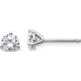 thumbnail image 1 of 14K White Gold Lab Grown Diamond 3/4Ctw Vs/Si, D E F, 3 Prong Earrings Made In United States em1007-075-wld, 1 of 5