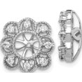 thumbnail image 1 of 14K White Gold Lab Grown Diamond Si1/Si2, G H I, Earring Jacket Made In India ejm5329-025-wlg, 1 of 5