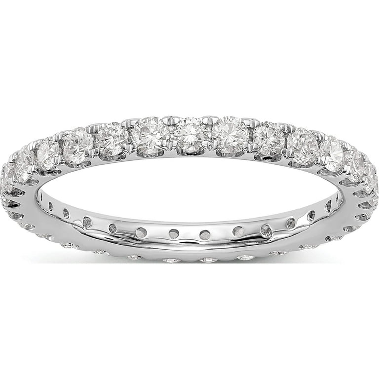 14k White Gold Lab Grown Diamond SI1/SI2, G H I, Anniversary Band 14k White Gold Lab Grown Diamond SI1/SI2, G H I, Anniversary Band