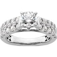 thumbnail image 1 of 14K White Gold Lab Grown Diamond Si1/Si2, G H I, Semi-Mount Engagement Rin (Size 7) Made In India rm8962e-100-wlg, 1 of 5