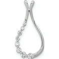 thumbnail image 1 of 14K White Gold Lab Grown Diamond Si1/Si2, G H I, Teardrop Pendant Made In India pm4790-020-wlg, 1 of 5