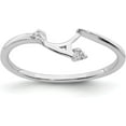 thumbnail image 1 of 14K White Gold Lab Grown Diamond VS/SI GH, Fitted Band - Ring Size 7.0, 1 of 3