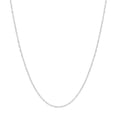 thumbnail image 1 of 14K White Gold Men & Women's 20" 1.00mm Anchor Chain Necklace, 1 of 4
