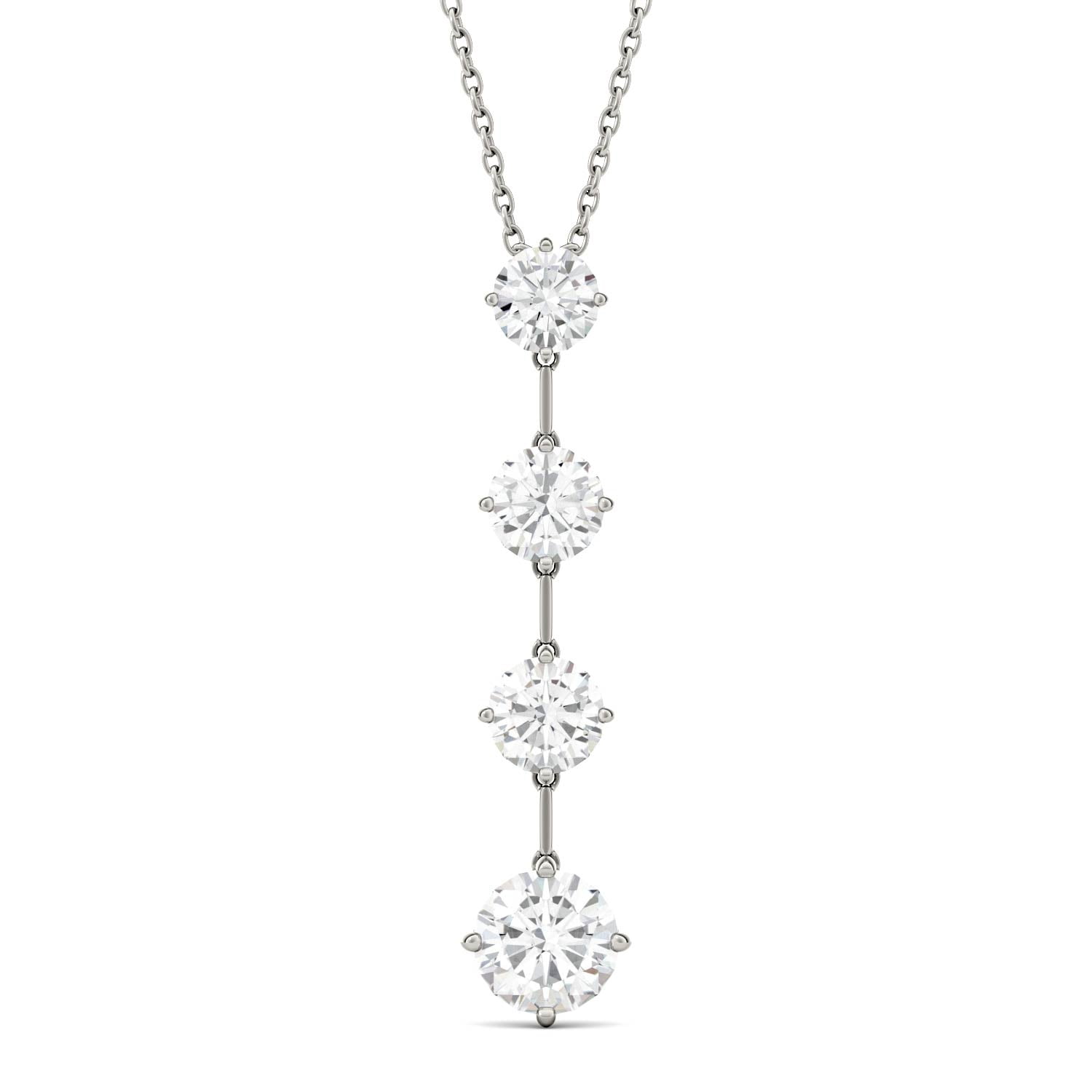 Four clearance stone necklace
