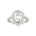 thumbnail image 1 of Charles & Colvard 14K White Gold Moissanite 10x7mm Pear Engagement Ring-Size 9 2.58cttw DEW, 1 of 5
