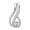 thumbnail image 1 of 14K White Gold Peg Set with Diamond Slide Mounting, 1 of 1