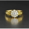 thumbnail image 1 of 14K White Gold Plated Silver 1.20Ct Princess Cut Lab Cfeated Green Emerald Solitaire Ring Women, 1 of 3