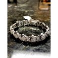 thumbnail image 1 of 14K White Gold Plated Women's Tennis Bracelet 8 Ct Round Cut Moissanite, 1 of 1