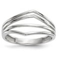 thumbnail image 1 of 14K White Gold Polished 4-Bar Ring - Size 7, 1 of 1
