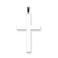 thumbnail image 1 of 14K White Gold Polished Cross Pendant (50 X 25) Made In United States xwr16, 1 of 3