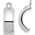 thumbnail image 1 of 14K White Gold Polished Earring Jackets (12 X 5) Made In Turkey y7901j, 1 of 5