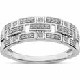 thumbnail image 1 of 14K White Gold Polished Fancy Diamond Ring (Size 7) Made In India -Jewelry By Sweet Pea, 1 of 5