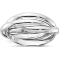 thumbnail image 1 of 14K White Gold Polished Rolling Ring (Size 4) Made In United States rr2-4, 1 of 5