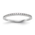 thumbnail image 1 of 14K White Gold Ring Band Lab Grown Diamond SI1 SI2, G H I, Wedding, 1 of 1