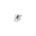 thumbnail image 1 of 14K White Gold Ring Band Mother's & Family Semi Mount Diamond center Stone Mounting 2 mm, Size 5, 1 of 3