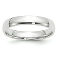 thumbnail image 1 of 14K White Gold Ring Band Wedding Comfort 4mm LTW Fit Size 7.5, 1 of 3