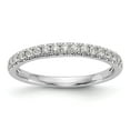 thumbnail image 1 of 14K White Gold Ring Band Wedding Diamond, Lab Grown Round, 1 of 1
