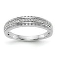 thumbnail image 1 of 14K White Gold Ring Band Wedding Diamond Round Complete Trio Ladies , Size 7, 1 of 7