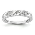 thumbnail image 1 of 14K White Gold Ring Band Wedding Diamond Round Complete Trio Ladies, 1 of 7