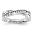 thumbnail image 1 of 14K White Gold Ring Band Wedding Diamond Round, 1 of 7