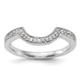 thumbnail image 1 of 14K White Gold Ring Band Wedding Diamond Round, 1 of 7