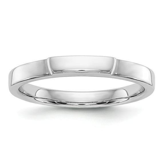 14K White Gold Ring Band Wedding Only , Size 6