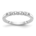 thumbnail image 1 of 14K White Gold Ring Band Wedding Only center Stone Round, 1 of 7