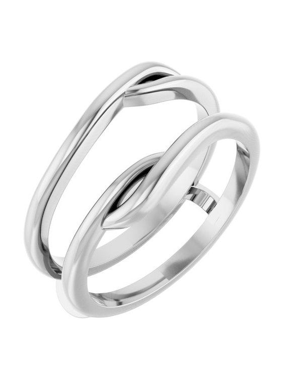 14K White Gold Ring Guard - Solid Gold Fine Jewelry | Jewelry by Sweet Pea