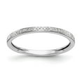 thumbnail image 1 of 14K White Gold Sets Wedding Diamond Ring Band, Size 8, 1 of 7