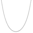 thumbnail image 1 of 14K White Gold Singapore chain 22 in 1 mm Sparkle, 1 of 5