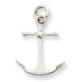 thumbnail image 1 of 14k White Gold Solid Polished 3-D Anchor Charm, 1 of 3