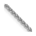 thumbnail image 1 of 14K White Gold Spiga Wheat Chain Necklace 18 inch 1.7 mm Diamond-cut with Lobster Clasp, 1 of 4