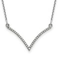 thumbnail image 1 of 14K White Gold V Necklace without Chain Mounting, 1 of 1