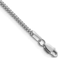 thumbnail image 1 of 14K White Gold Wg 1.3mm Franco Chain (8 X 1.3) Made In Peru wfra040-8, 1 of 4